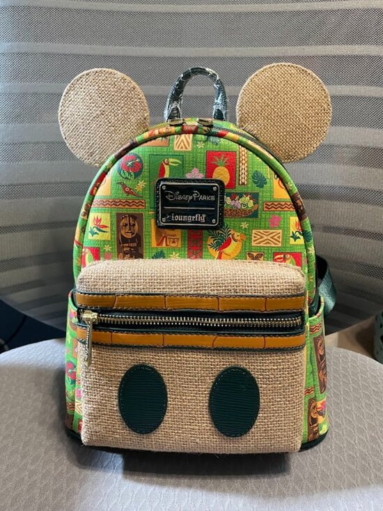 Disney Handbags - Loungefly Disney Main Attraction Tiki Room Mini Backpack NEW